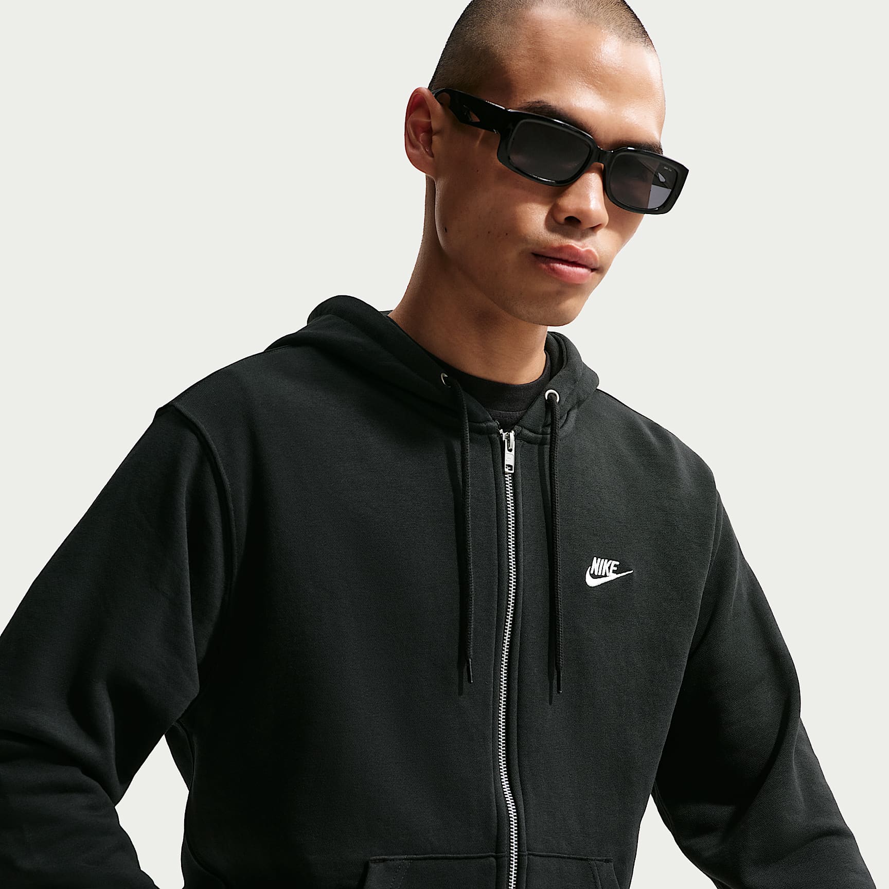Nike Sportswear Club Men's French Terry Full-Zip Hoodie. Nike JP